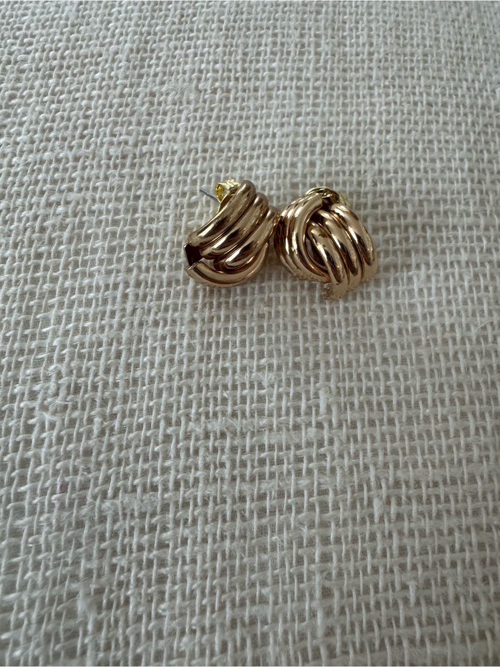 Shashi X Revolve Knot Earrings in Gold